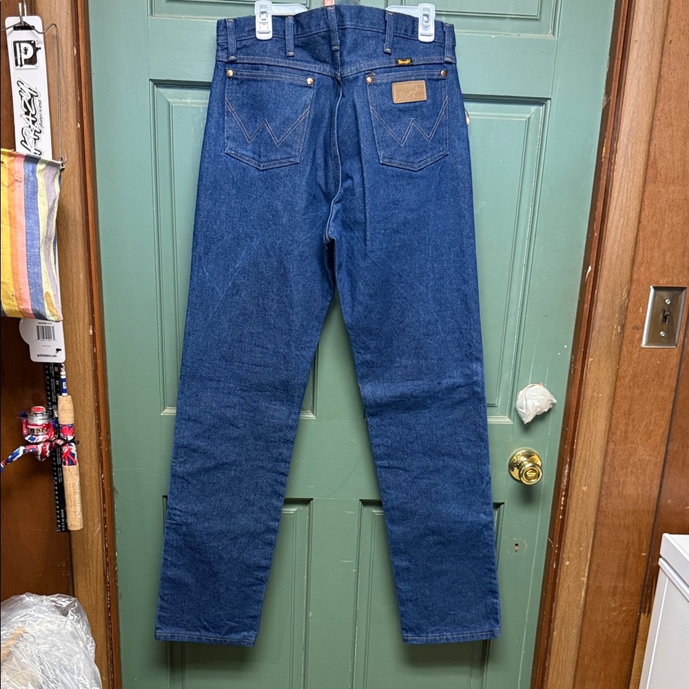 Wrangler Men's Deep Blue Bootcut Jeans 34 x 36
